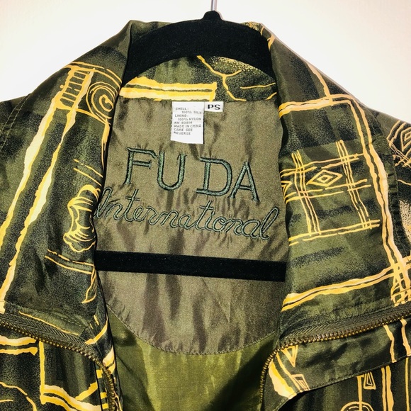 Fuda International Silk Bomber Jacket - Picture 3 of 4